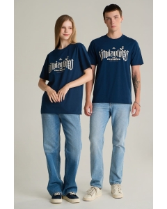 เสื้อยืดแขนสั้นผู้ชาย คอกลม สีกรมท่า นักท่องเที่ยวแห่งประเทศไทย