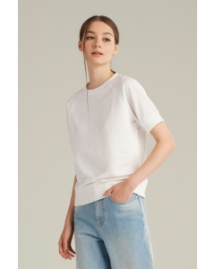 เสื้อยืดแขนสั้นผู้หญิง คอกลม