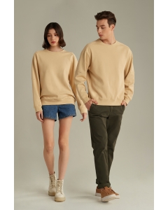 เสื้อกันหนาว สเวตเตอร์ Unisex สีครีม