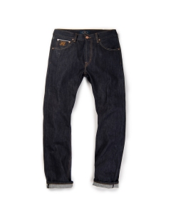 กางเกงยีนส์ผู้ชายทรงกระบอก (Straight) 18 Oz Pure Indigo Selvedge