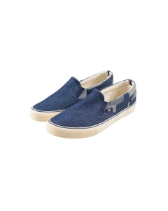 รองเท้าสลิปออน Slip on Unisex สียีนส์ฟอกเข้ม