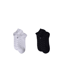 ถุงเท้าผู้ชาย แพ็ค 2 คู่ สีขาว และสีดำ