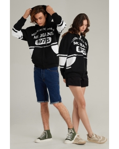 เสื้อกันหนาว ฮู้ดดี้ Unisex สีดำ