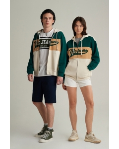 เสื้อกันหนาว ฮู้ดดี้ Unisex สีเขียว