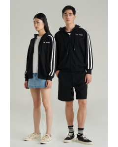 เสื้อกันหนาว ฮู้ดดี้ Unisex แขนยาว สีดำ