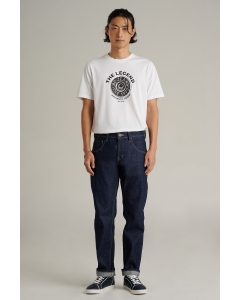 กางเกงยีนส์ผู้ชาย ทรงกระบอกขาตรง (Straight) เอวกลาง สียีนส์ผ้าดิบ (The Legend Collection)