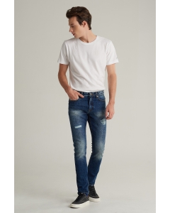 กางเกงยีนส์ผู้ชาย ทรงขาเดฟ Slim ริมแดง (Selvedge Jeans)
