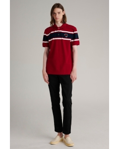 เสื้อโปโลแขนสั้นผู้ชาย สีแดง