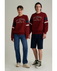 เสื้อกันหนาว สเวตเตอร์ Unisex สีแดง