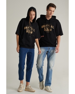 เสื้อกันหนาว สเวตเตอร์ Unisex สีดำ