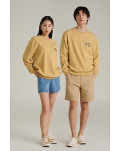 เสื้อสเวตเตอร์ Unisex ทรงเรกูลาร์ (Regular)สีครีม