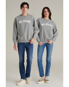 เสื้อสเวตเตอร์ Unisex ทรงเรกูลาร์ (Regular) สีเทา