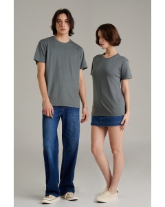 เสื้อยืด Mc Basic Unisex สีเทา