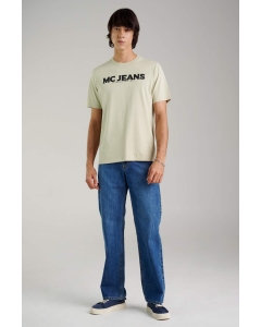 เสื้อยืดแขนสั้นผู้ชาย คอกลม สีเขียวอ่อน Online Exclusive