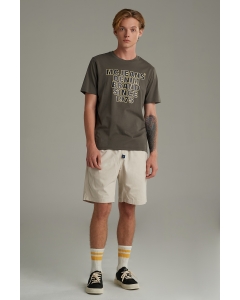 เสื้อยืดผู้ชาย คอกลม สีเทา