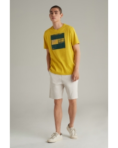 เสื้อยืดแขนสั้นผู้ชาย สีเหลืองอมเขียว