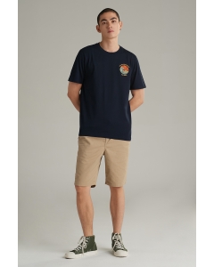 เสื้อยืดแขนสั้นผู้ชาย สีกรมท่า