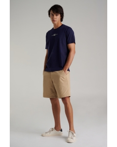 เสื้อยืดแขนสั้นผู้ชาย คอกลม สีน้ำเงิน