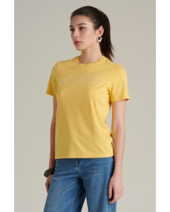 เสื้อยืดแขนสั้นผู้หญิง คอกลม