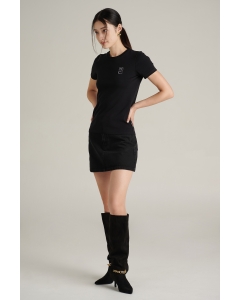 เสื้อยืดแขนสั้นผู้หญิง คอกลม (Online Exclusive)