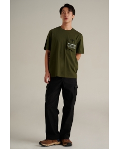 เสื้อยืดแขนสั้นผู้ชาย คอกลม สีเขียว (The Journey Collection – เดอะ เจอร์นี่)