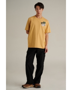 เสื้อยืดแขนสั้นผู้ชาย คอกลม สีเหลืองตุ่น (The Journey Collection – เดอะ เจอร์นี่)