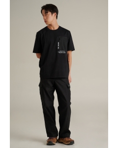 เสื้อยืดแขนสั้นผู้ชาย คอกลม สีดำ (The Journey Collection – เดอะ เจอร์นี่)