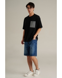 เสื้อยืดแขนสั้นผู้ชาย คอกลม