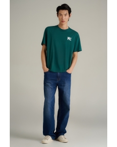 Online Exclusive เสื้อยืดแขนสั้นผู้ชาย คอกลม